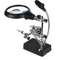 -masa Üstü Mandallı ,2 5x90mm, 7 5x34mm Mercekli ,adaptörlu Işıklı Büyüteç