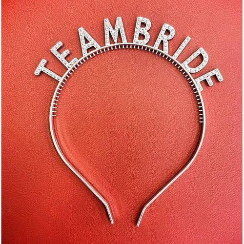 Gümüş Renk Team Bride Taç – Gelin Ve Nedime Tacı