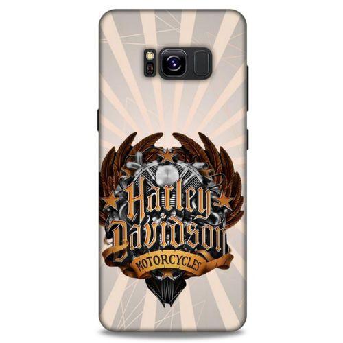 Samsung Galaxy S8 Uyumlu Kılıf Motorsiklet (3) Kapak Harley Davidson