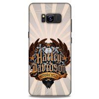 Samsung Galaxy S8 Uyumlu Kılıf Motorsiklet (3) Kapak Harley Davidson