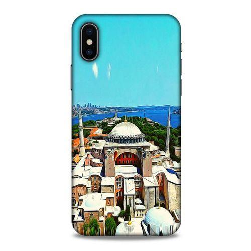 Apple Iphone X Kılıf Dünya Mimarisi (10) Full Koruma Kılıfı Ayasofya