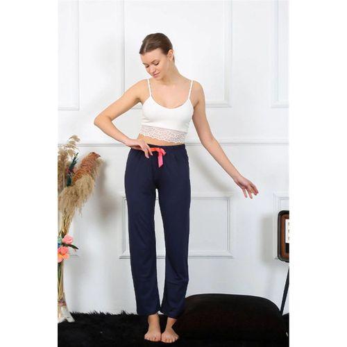Kadın Pamuklu Alt Pijama Lacivert