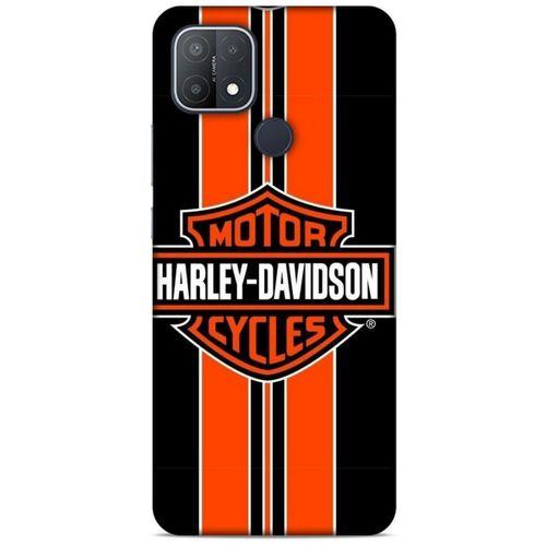 Oppo A15s Uyumlu Kılıf Motorsiklet (36) Glitter Kılıf Harley Davidson