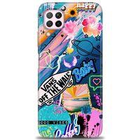 Huawei P40 Lite Kılıf HD Baskılı Kılıf - Happy Vans + Tam Ekran Koruyucu