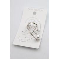 Taşlı Kıkırdak Küpe - Gümüş