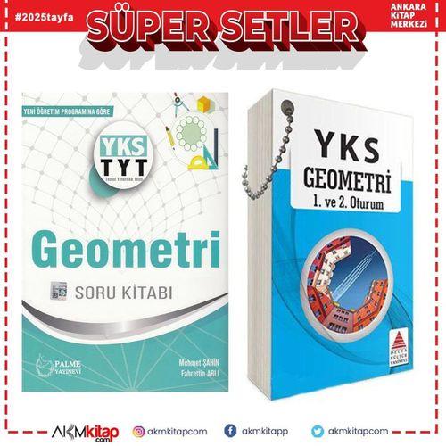 Palme TYT Geometri Soru Bankası ve Delta Kart Seti 2 Kitap
