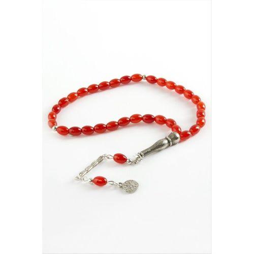 Mısır Kesim Cam Taş Tesbih 6*8 mm