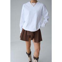 Düz SweatShirt - Beyaz