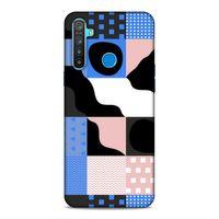 Realme 5i Uyumlu Kılıf Insomnia (44) Tough Armor Kılıf Mavi Siyah