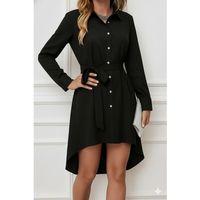 Kadın Uzun Kollu ön Kısım Kısım Arka Kısım Uzun Trikoton Gömlek Elbise