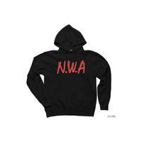 N.W.A. Logo Siyah Kapşonlu Sweatshirt Hoodie