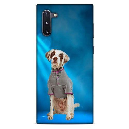 Samsung Galaxy Note 10 Kılıf Köpek Kıyafetleri (40) Fit Silikon Kılıf Dalmaçyalı Tşirt