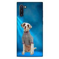 Samsung Galaxy Note 10 Kılıf Köpek Kıyafetleri (40) Fit Silikon Kılıf Dalmaçyalı Tşirt