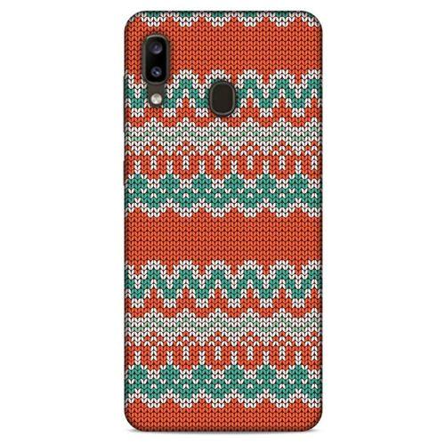 Kazak (49) Desenli Silikon Kapak Telefon Kabı Samsung Galaxy A20 Kılıf