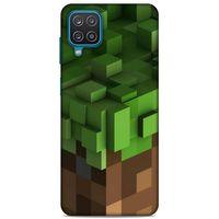 Lopard Samsung Galaxy A12 Uyumlu Kılıf PiXel (30) Silicone Case Block