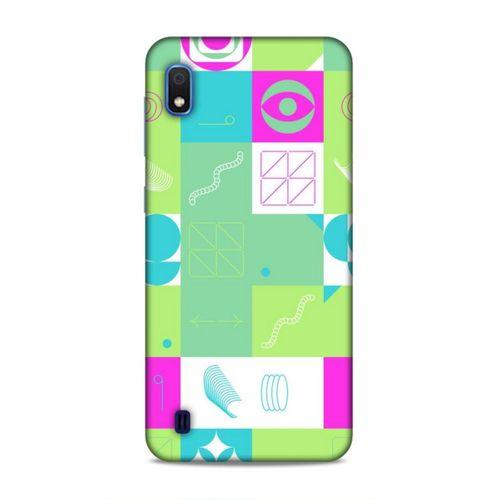 Samsung Galaxy A10 Uyumlu Kılıf Insomnia (30) Silicone Case Pembe Yeşil