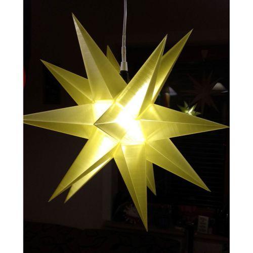 Noel yıldızı (Poinsettia) Aydınlatma ile Büyük - 5139102