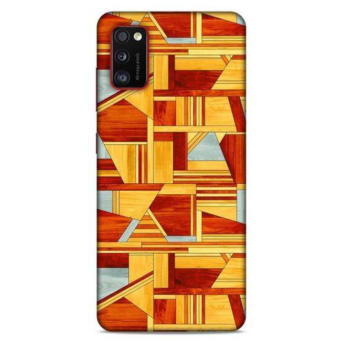 Lopard Samsung Galaxy A41 Uyumlu Kılıf Wood'X (44) Tough Armor Kılıf Desenli