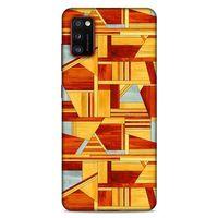 Lopard Samsung Galaxy A41 Uyumlu Kılıf Wood'X (44) Tough Armor Kılıf Desenli