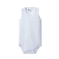 Beyaz Askılı Body Zıbın 7-12 YAŞ Çocuklar İçin (1 ADET) Alttan Çıtçıtlı Özel Gereksinimli