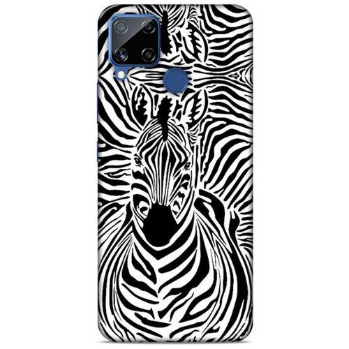 Animax Zebra Silüet Oppo Realme C15 Kılıf Desenli Silikon