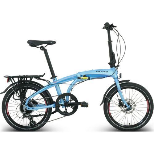 Carraro Flexi 108 Hidrolik Fren Katlanır Bisiklet Mavi-Turkuaz