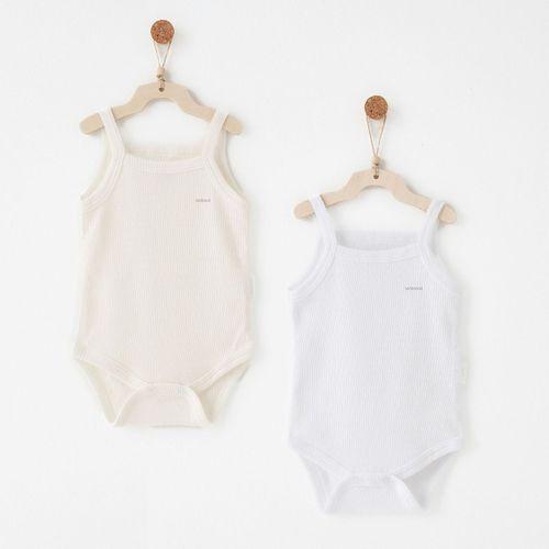 Andywawa AC26760 Special Modal 2li Askılı Body Ecru White