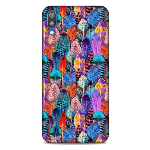 Samsung Galaxy M10 Kılıf Desenli Özel Seri Tüyler (39) Liquid Crystal Kılıf