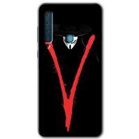Potkal Hediye Fabrikası Samsung Galaxy A9 2018 Kılıf HD Desen Baskılı Arka Kapak - V for