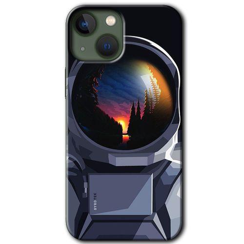 iPhone 13 Kılıf HD Desen Baskılı Arka Kapak - Astronot