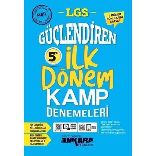 8. Sınıf LGS 1. Dönem Güçlendiren 5 li İlk Kamp Denemeleri Ankara Yayıncılık