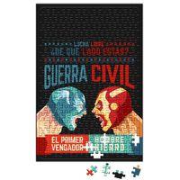 Lucha Libre Cap Ve Iron Man Puzzle 240 Parça Yapboz