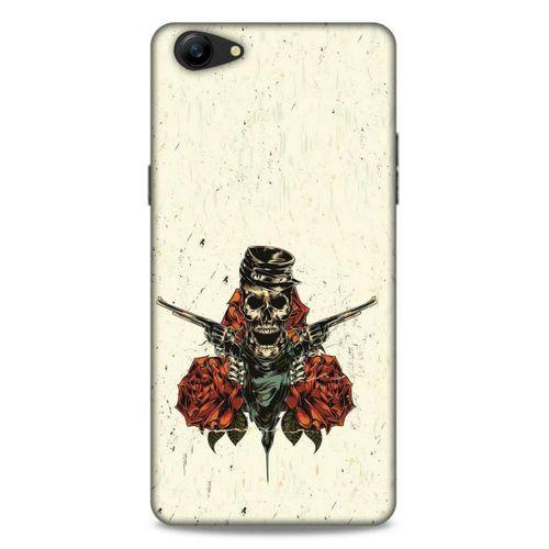 Lopard Oppo A79 Uyumlu Kılıf Tattoo's (1) Kılıfı Gül İskelet