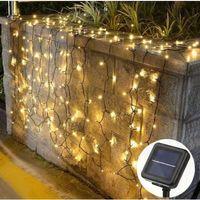 Solar 100 Ledli 12 Metre Bahçe Aydınlatma