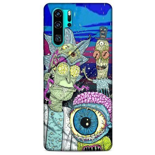 Huawei P30 Pro Uyumlu Kılıf Rick And Morty (28) Arka Kapak Dimensional