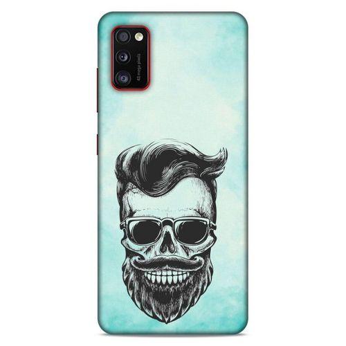 Lopard Samsung Galaxy A41 Uyumlu Kılıf Tattoo's (25) Antişok Kapak Mustache