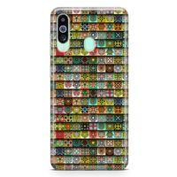 Samsung Galaxy A60 Kılıf Tarihi Motifler Arka Kapak Koruma Desenli Full Koruyucu