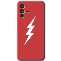 Vivo V23 5G Kılıf HD Desen Baskılı Arka Kapak - Flash Logo