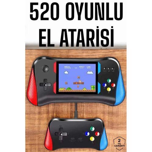 Gamepad Joystick 500 Oyunlu Retro Oyun Konsolu Tv Bağlantı Özellikli 2 Kişilik Destekli