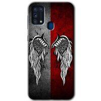 Samsung Galaxy M31 Kılıf Baskılı Kapak - Lucifer +Tam Ekran Koruyucu