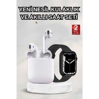 2025 Model Akıllı Saat Ve 2.nesil Tws Bluetooth Kulaklık Anc Özelliği Amoled Ekran