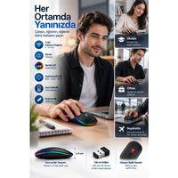 Ofis Ev Okul Kullanımına Uygun Şarjlı Kablosuz Mouse