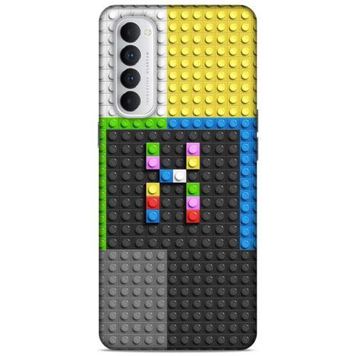 Lopard Oppo Reno 4 Pro Uyumlu Kılıf BloX (40) Fit Silikon Kılıf X Harfi