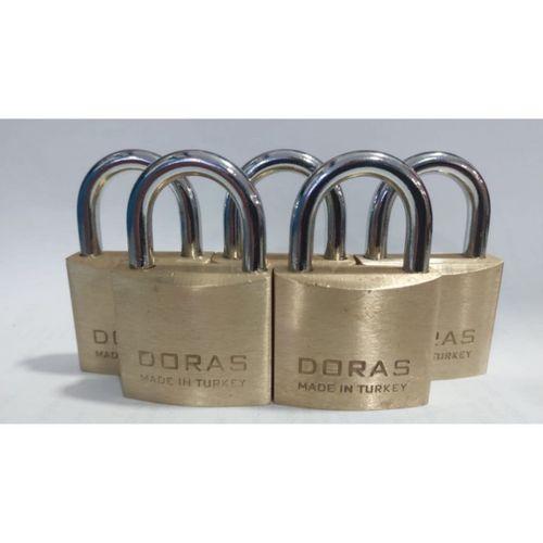 Ersa Doras 40 Mm 5 li Sarı Pas Sistem Asma Kilit