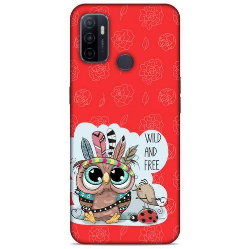 Animax Kırmızı Kızılderili Baykuş Huawei P40 Kılıf Desenli Silikon