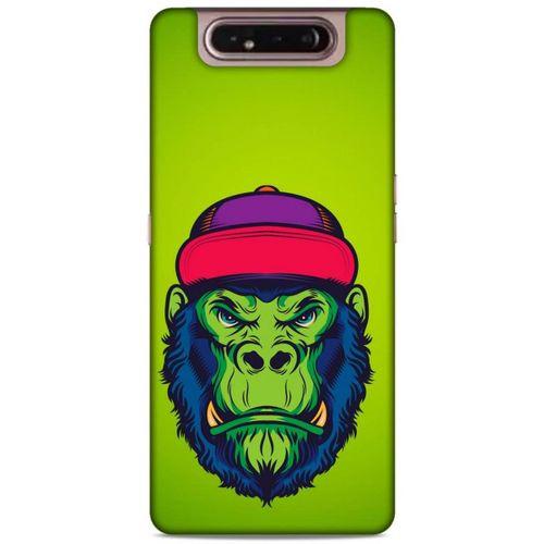 Lopard Samsung Galaxy A80 Uyumlu Kılıf Tattoo's (46) Core Armor Kılıf Maymun Dövmesi