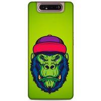 Lopard Samsung Galaxy A80 Uyumlu Kılıf Tattoo's (46) Core Armor Kılıf Maymun Dövmesi