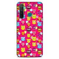 Baykuşlar (5) Desenli Silikon Kapak Telefon Kabı Oppo Realme 5 Pro Kılıf