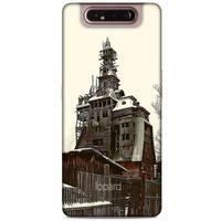 Samsung Galaxy A80 Kılıf Dünya Mimarisi (40) Fit Silikon Kılıf Wooden Gagster House