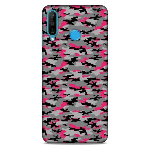 Kamuflaj 07 Huawei P30 Lite Kılıf Silikon Kapak